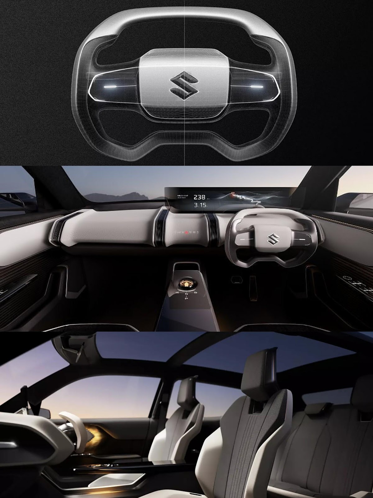 Maruti Suzuki eVX Interior Design